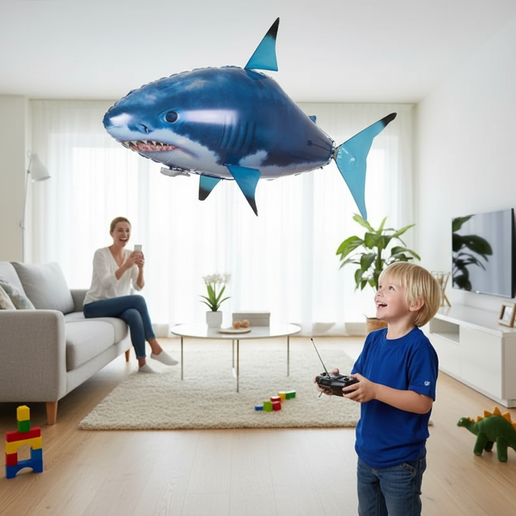 Remote Control Air Swimming Fish Balloon Toy